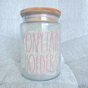 Rae Dunn Hair tie container